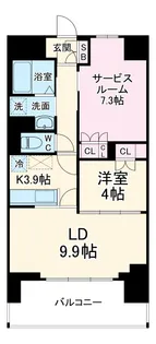 リーラ横浜川和町【1階】の間取り