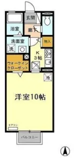 リビングタウンかじま台Ⅱ【1階】の間取り