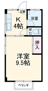 山和マンション【3階】の間取り
