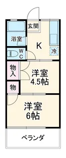 小泉ハイムC棟【2階】の間取り