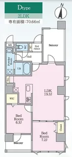 PJツリーネスト【4階】の間取り