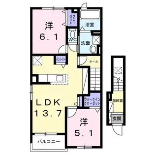 グランメゾン ネスト88【2階】の間取り