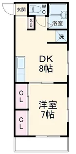富士見庵ビル【2階】の間取り