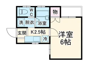 アルカス千本通【4階】の間取り
