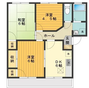ヴィラ・クレール【1階】の間取り