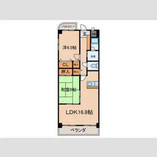 シャトーディネゾー【3A号室】の間取り