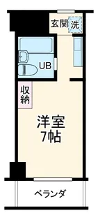 シェルマン則武【8階】の間取り