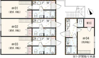 アザーレ ソラ東海大学前A【101号室】の間取り
