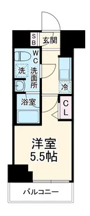 GENOVIA西川口Ⅲ【3階】の間取り