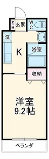 フラッシュマンション【3−C号室】の間取り