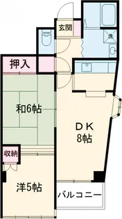 ロワールミタハイツ【506号室】の間取り