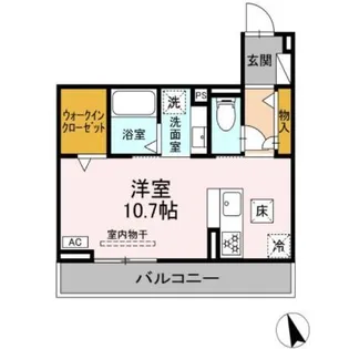 ビューハウス77【302号室】の間取り