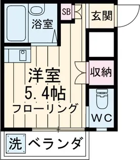 ビバ一之江【1階】の間取り
