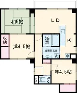 グランコート成増【4階】の間取り