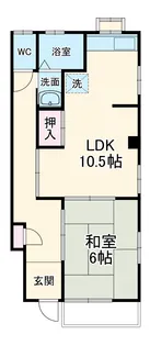 藤コーポ【201号室】の間取り