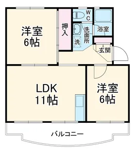 坪内ハイツ【406号室】の間取り