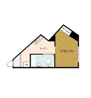 ヴェール横浜【3階】の間取り