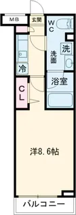 メインステージ四ツ木【3階】の間取り