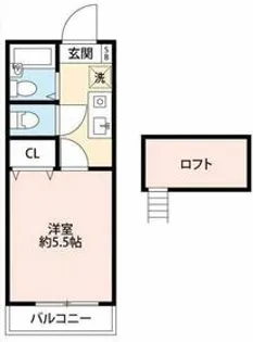 ファミール立川【1階】の間取り