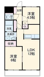 ビエント小机【2階】の間取り