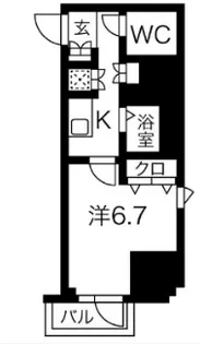 スパシエ八王子クレストタワー【4階】の間取り