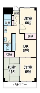 新井マンション【4階】の間取り