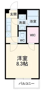 タウンコート筒井【2階】の間取り