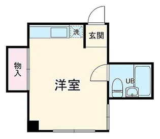 コーポサンタウン【303号室】の間取り