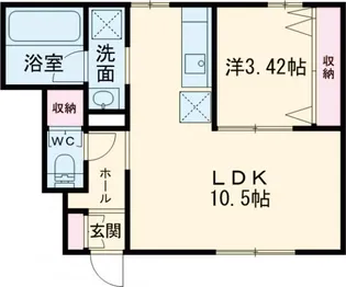 グランツリー宮子【1階】の間取り