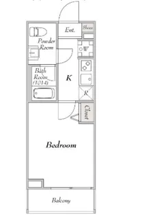 ミリアレジデンス大崎【7階】の間取り