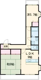 キャッスルパレス平井【3階】の間取り