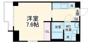 リアライズ高畑【203号室】の間取り