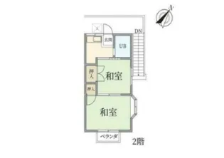 ニューセブンハイツ【2階】の間取り