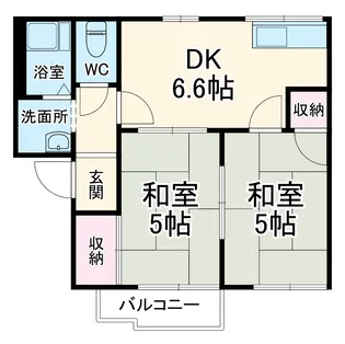 コーポDAN【2階】の間取り