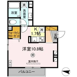 MAISON DE CALME(メゾンドカルム)【3階】の間取り