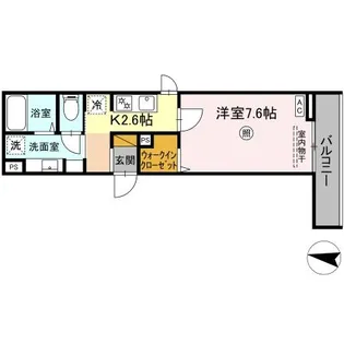 MAISON DE CALME(メゾンドカルム)【3階】の間取り