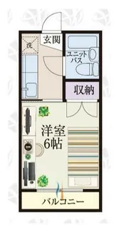 b'CASA深谷Ⅲre-born【2階】の間取り