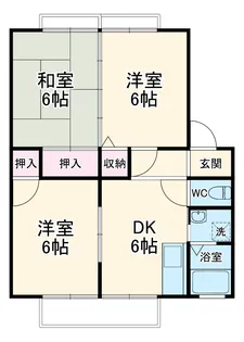 メゾンドール小木【202号室】の間取り
