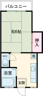 クロノス上祖師谷【1階】の間取り