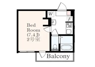 アザーレ・シド海老名【102号室】の間取り