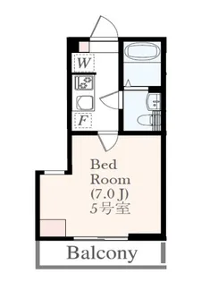 アザーレ・シド海老名【305号室】の間取り