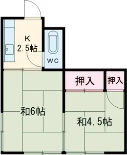 つじ荘【103号室】の間取り