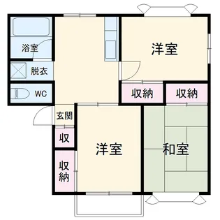 ファミール西口C棟【101号室】の間取り