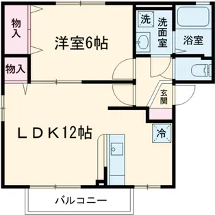 エクレールE棟【2階】の間取り