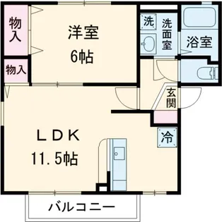 シャルマンB【1階】の間取り