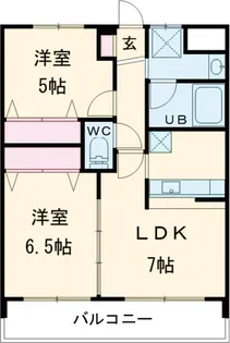 グランドパレスNS−77【5階】の間取り