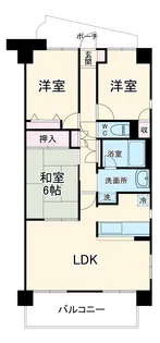 プリマヴェーラ春日部【5階】の間取り