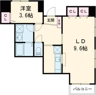 フェリーセ【1階】の間取り