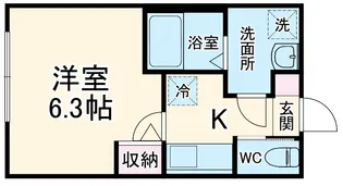 Crecia二宮【2階】の間取り