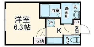 Crecia二宮【1階】の間取り